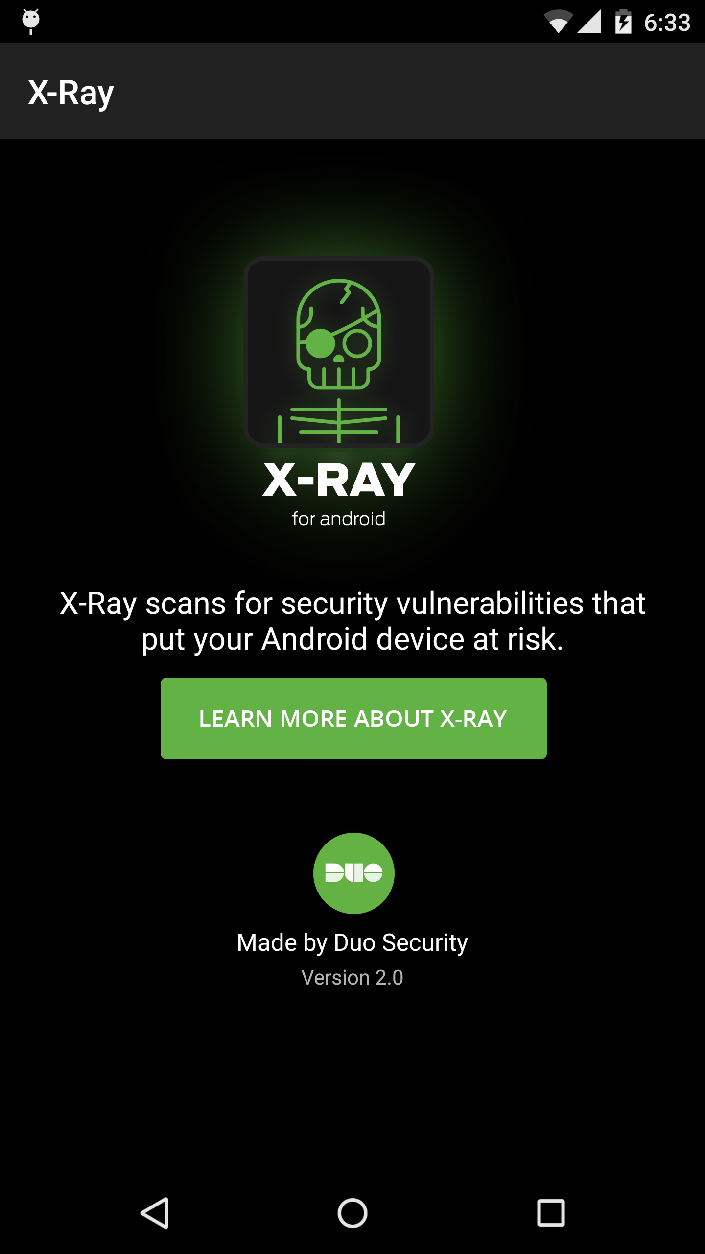 X-Ray App Screenshot