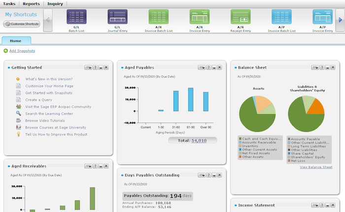 Enterprise Resource Planning Software