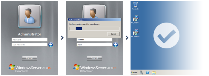Windows Login with RDP and Duo Security