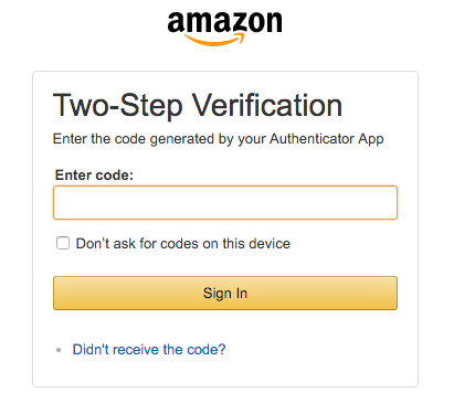 Amazon 2FA