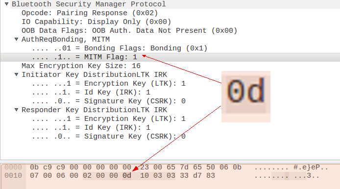 What keys are generated during the bluetooth pairing process 2017