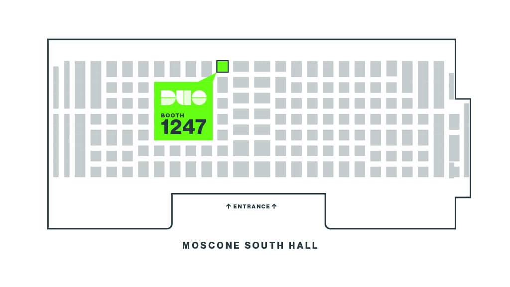 Duo RSA Booth Map