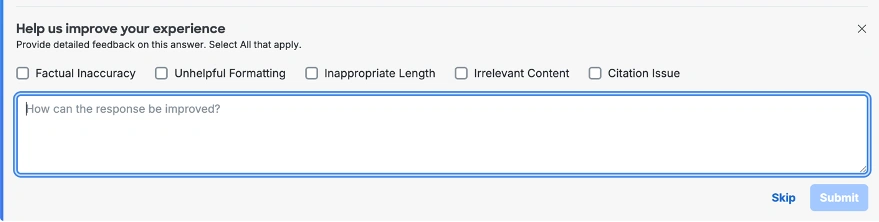 Duo AI Assistant feedback form