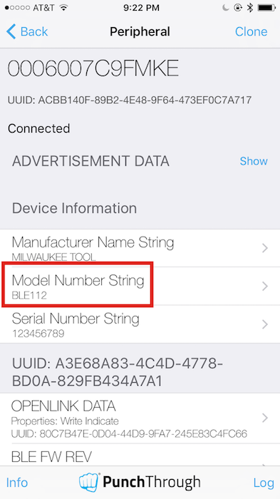 Model Number String