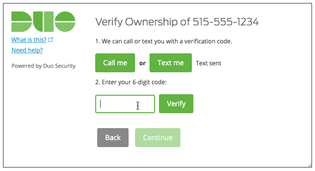 Verify Ownership Duo Auth Prompt