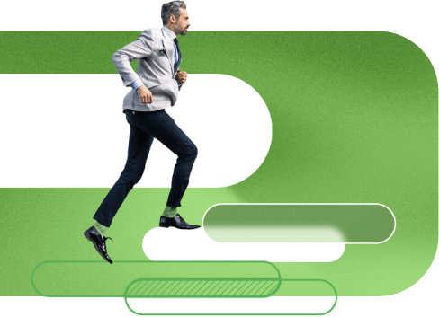 Person running to represent the urgency of cybersecurity awareness