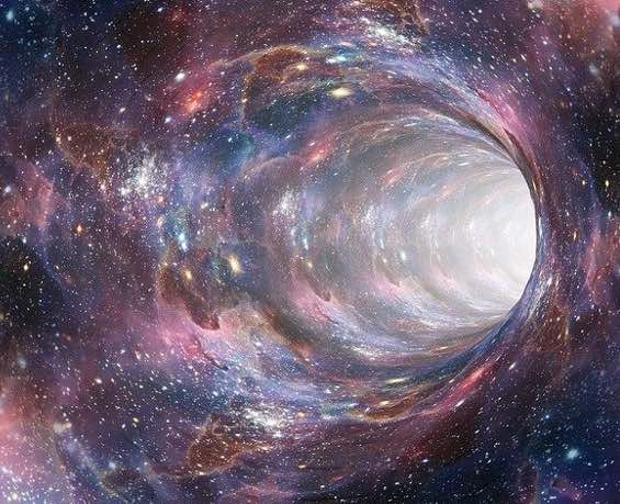 image of a wormhole