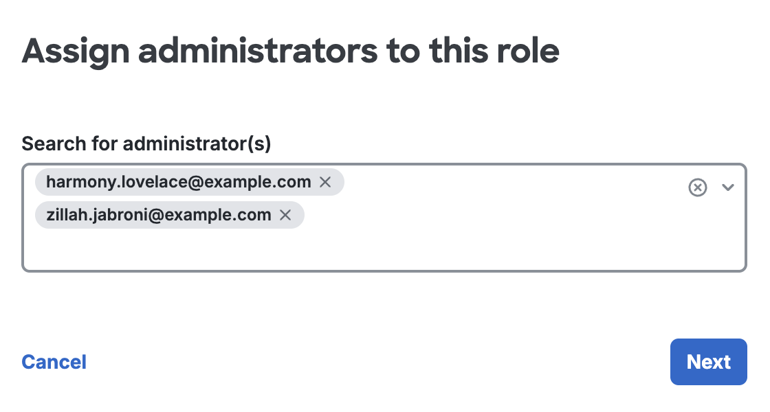 Assign Administrators