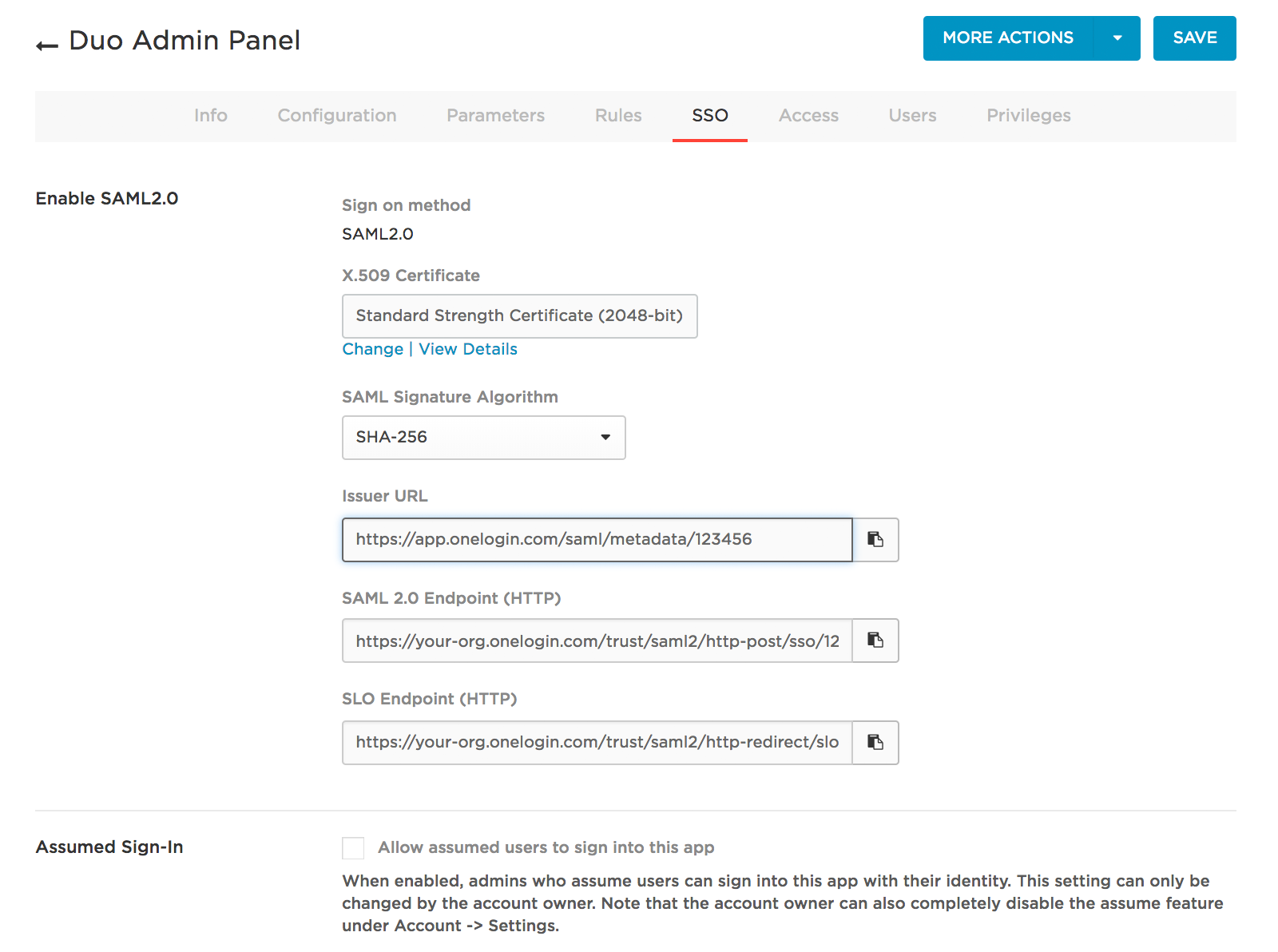 Duo Admin Panel Overview