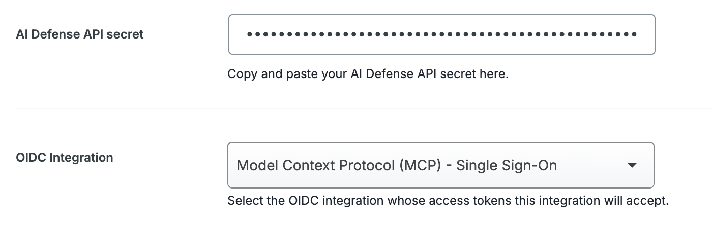 AI Defense Duo Configuration