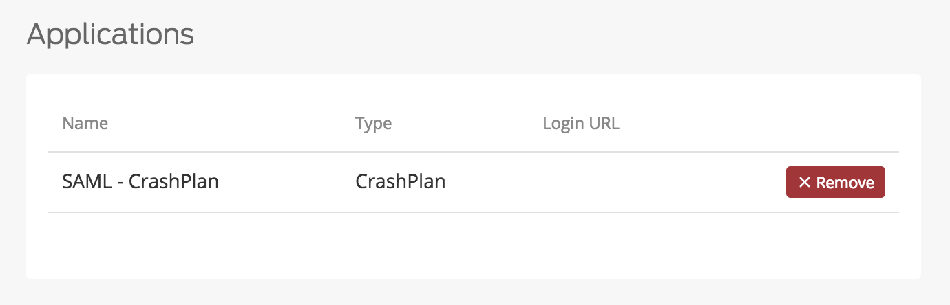 CrashPlan Application Added