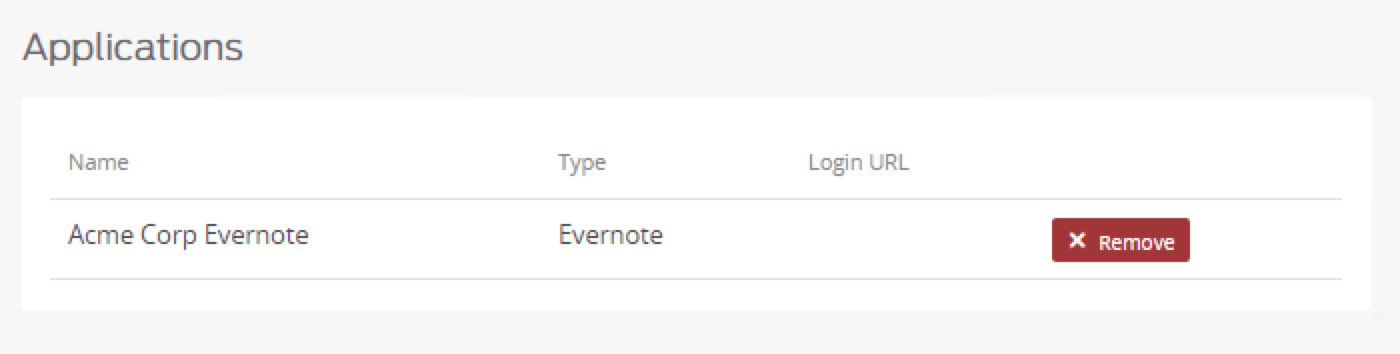 Evernote Application Added