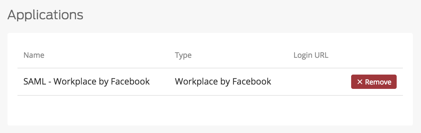 Workplace by Facebook Application Added