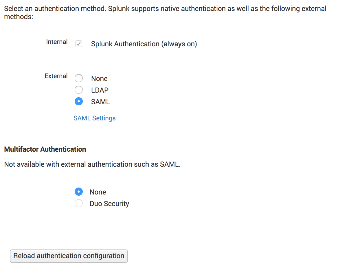 Additional Splunk SAML Configuration