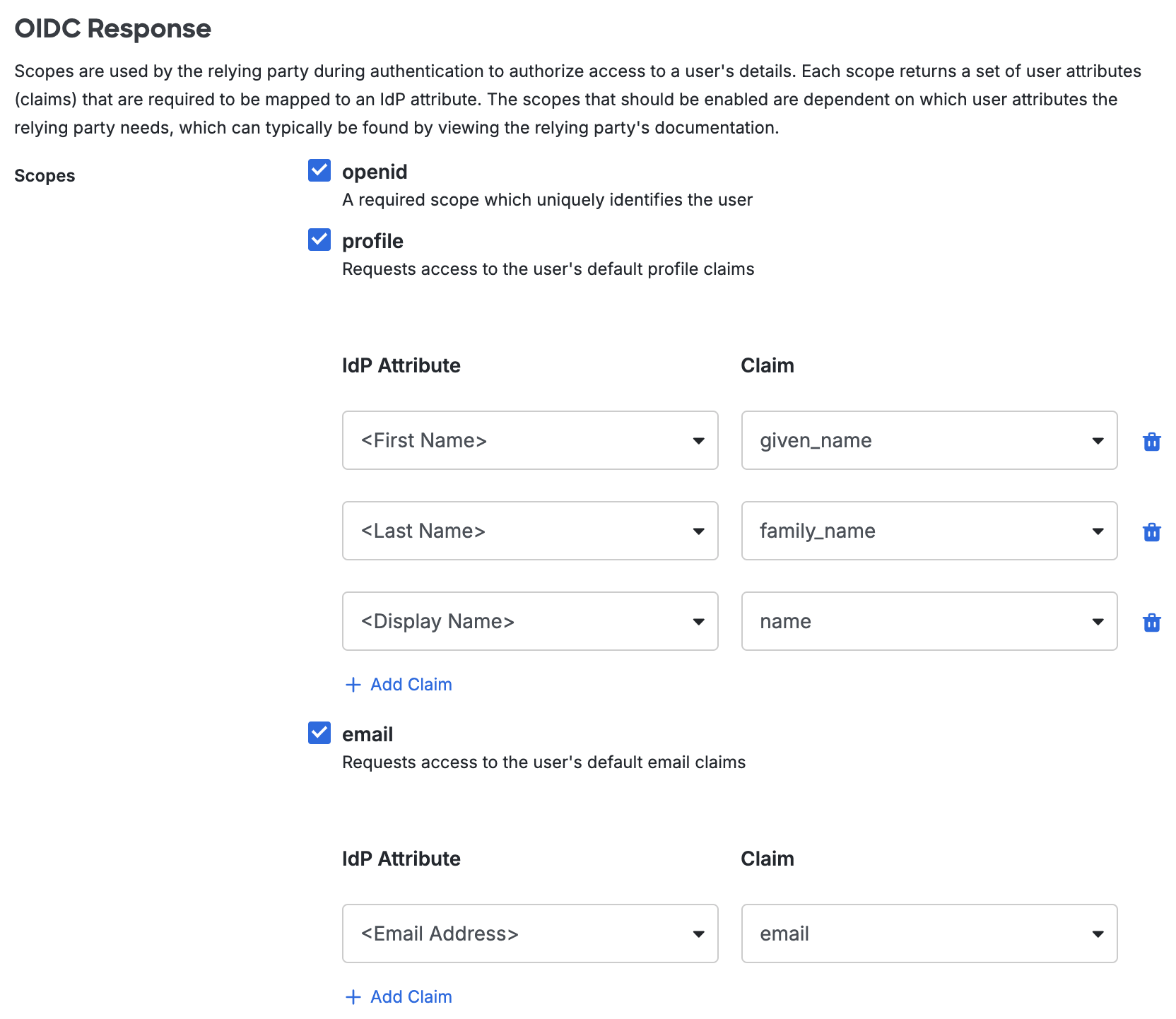 Duo Splashtop Secure Workspace OIDC Response Section