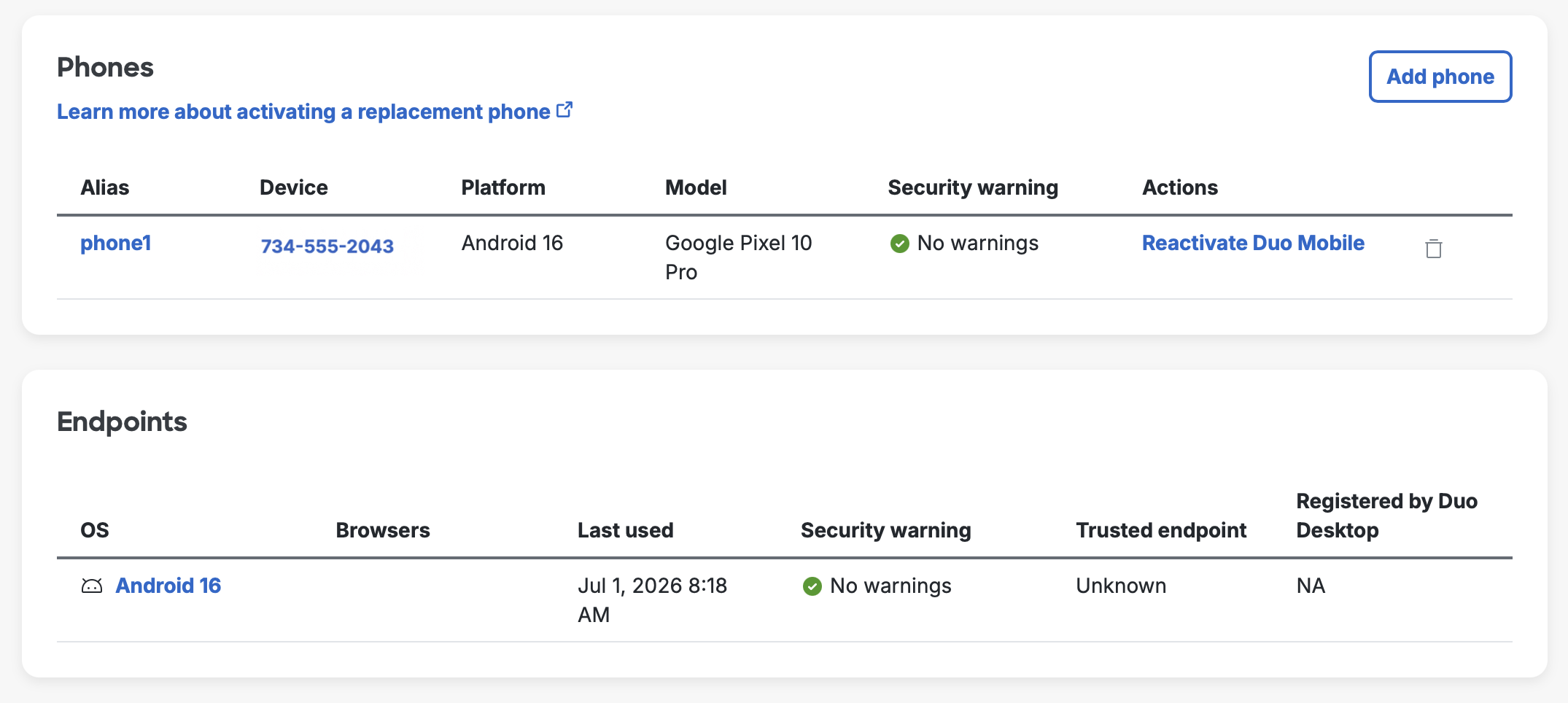 User Endpoints