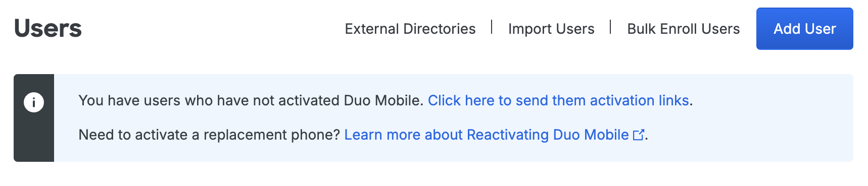 Activation Links