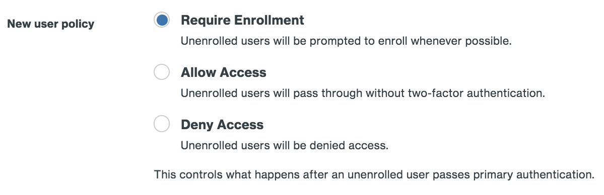 Require Enrollment