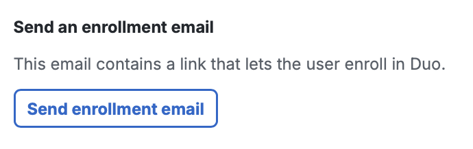 Send Enrollment Email