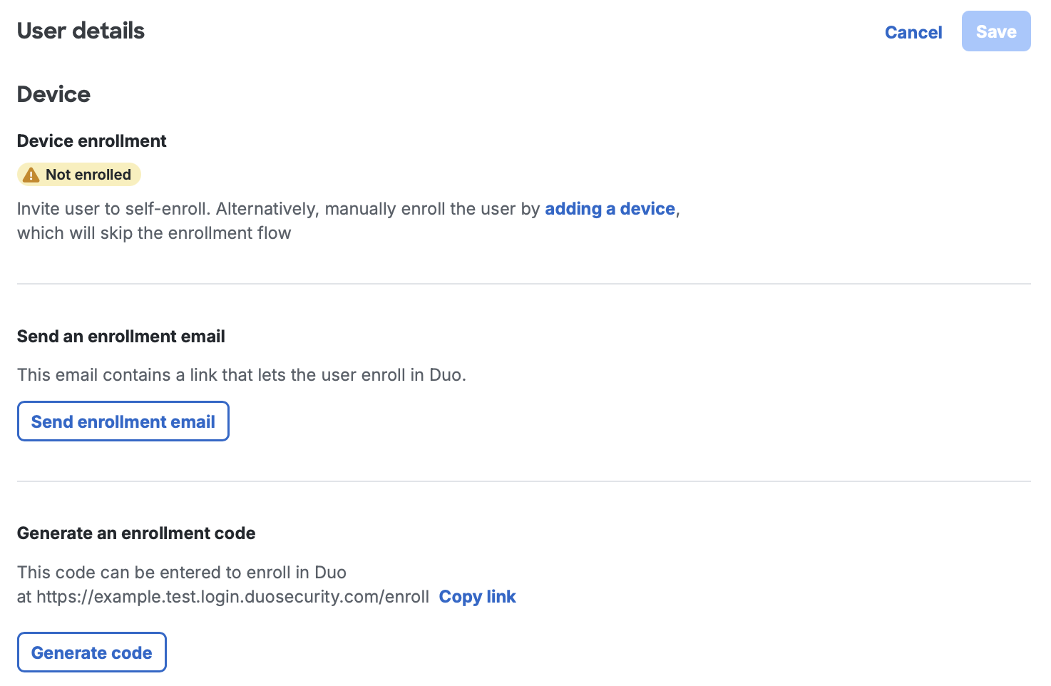 New User Device Enrollment