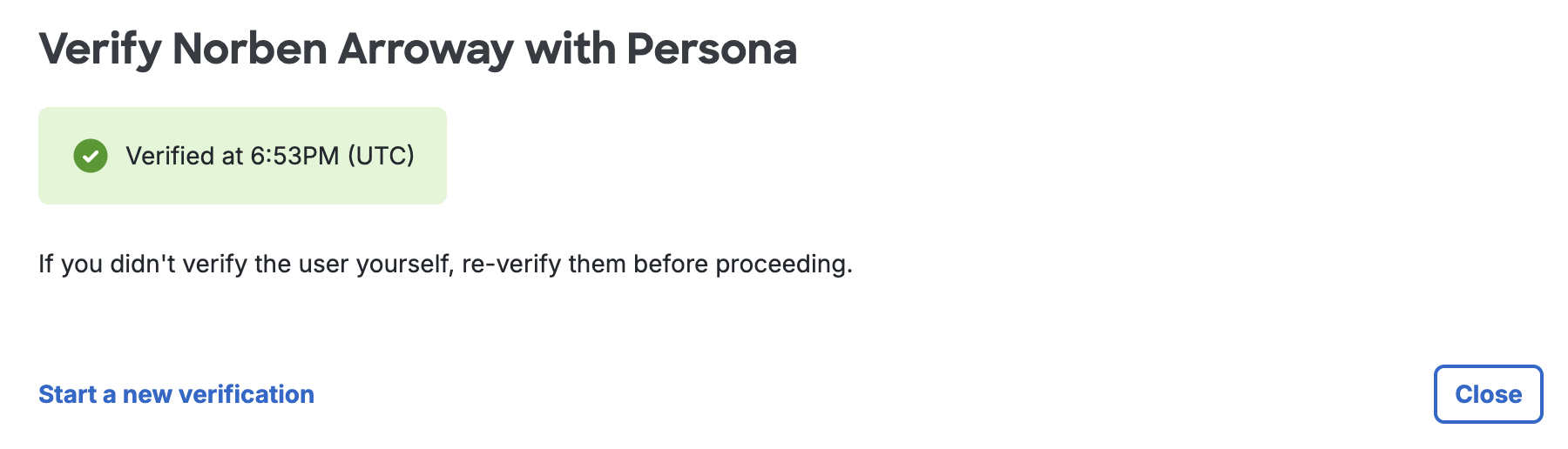 Duo Identity Verification Completed