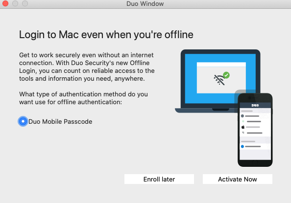 macOS Offline Access Activation