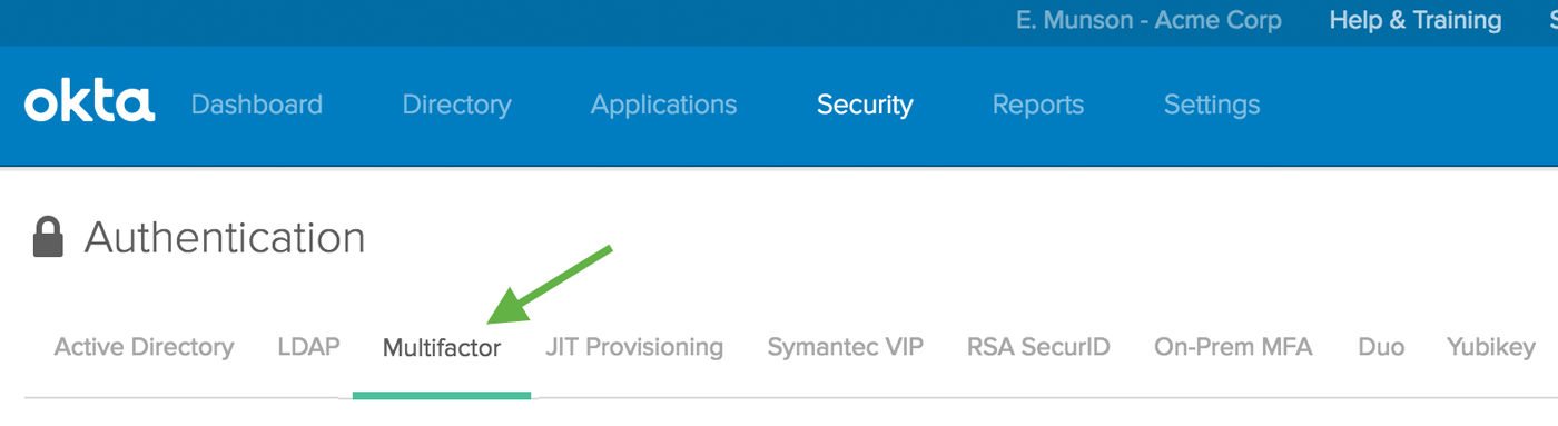 OKTA Duo Security