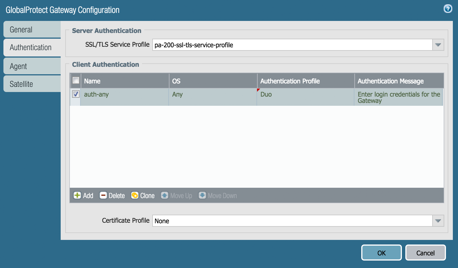 globalprotect gateway