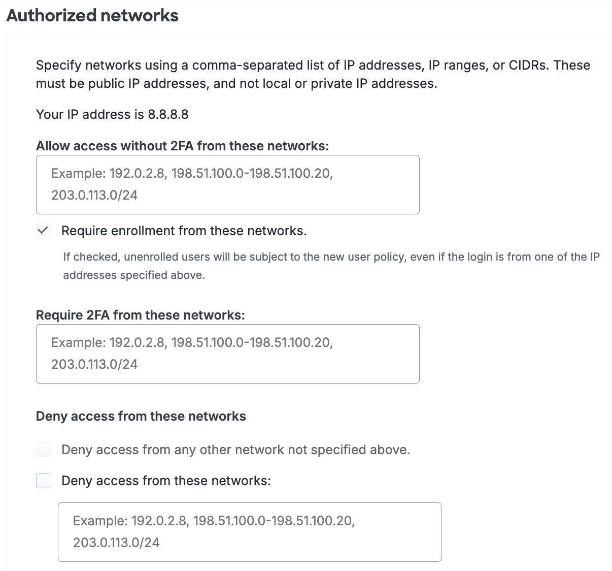 Enhanced Authorized Networks Settings" width="619