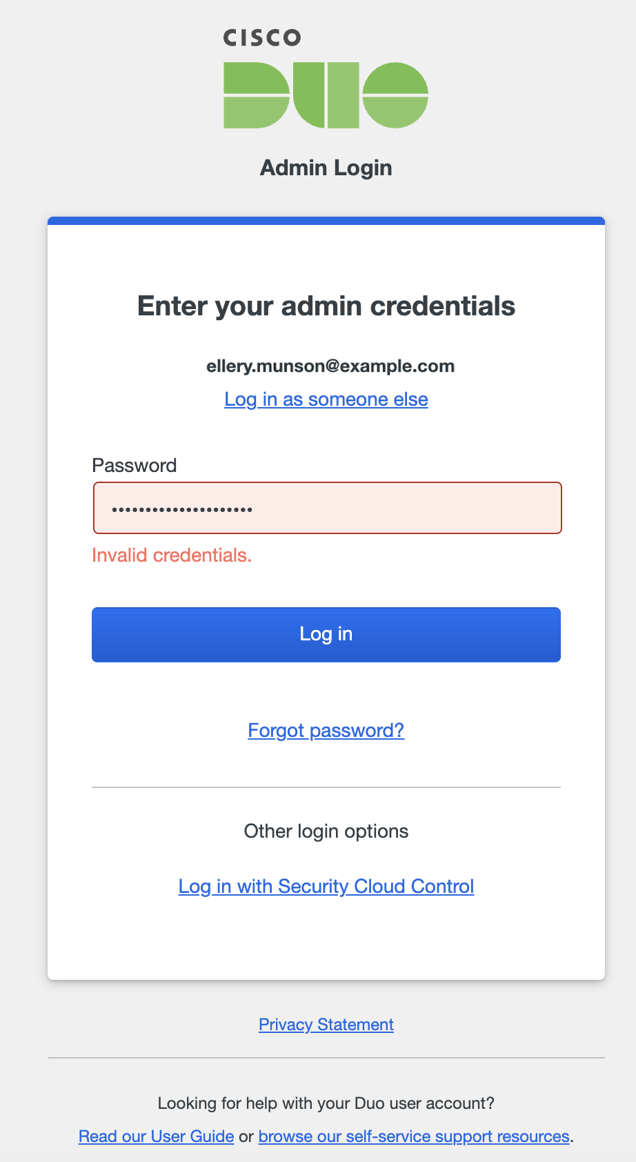Cisco Security Cloud Login