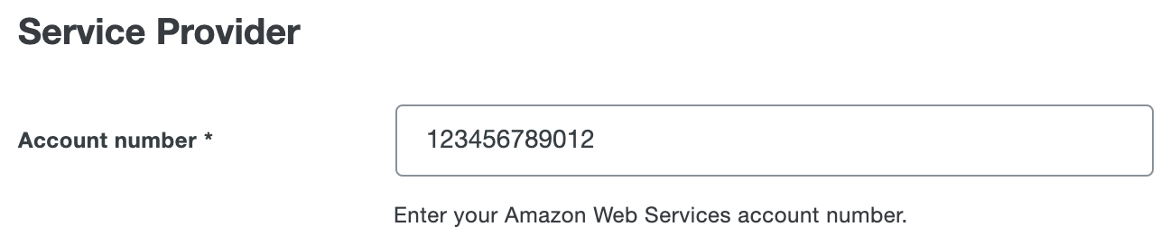 Duo AWS Redshift Account Number Field