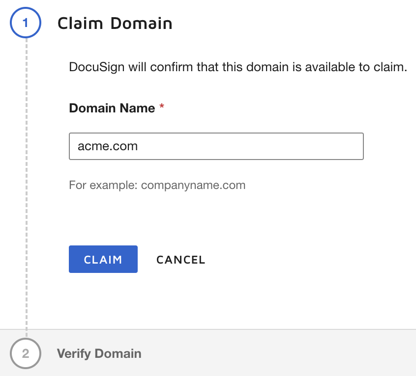 Duo DocuSign Domain Name