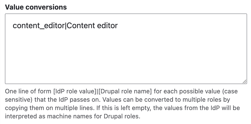 Drupal Value Conversions Field