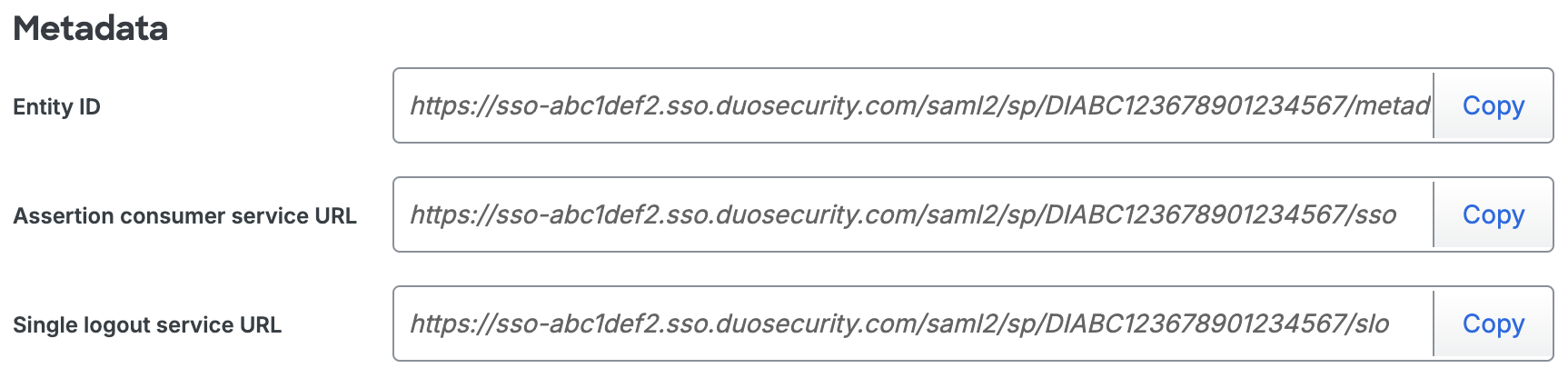 Duo Fortinet FortiGate Metadata Section