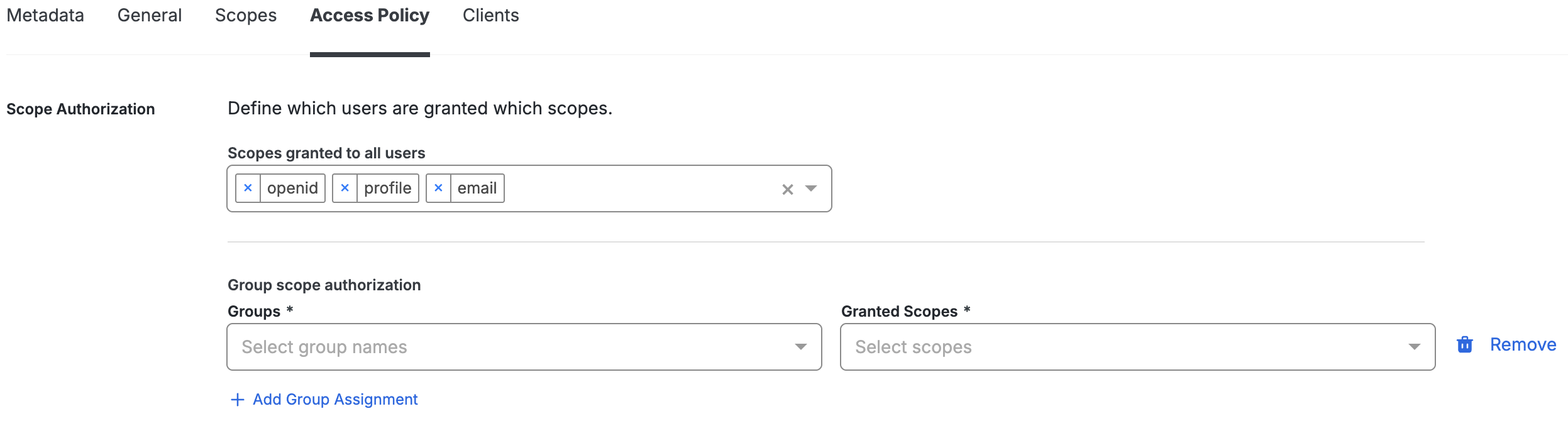 Scope Authorization