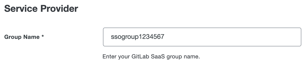 Duo GitLab SaaS Group Name