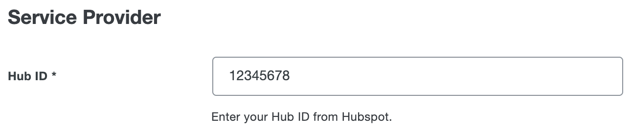 Duo Hubspot Hub ID