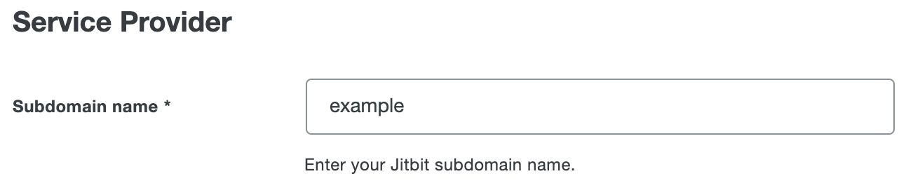 Duo Jitbit Subdomain Name Field