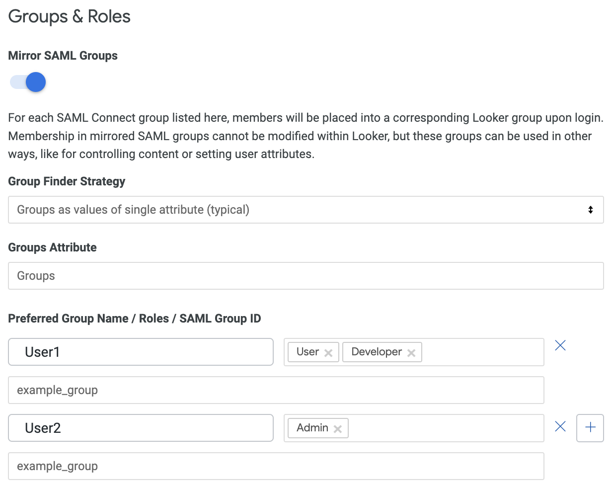 Looker Groups and Roles