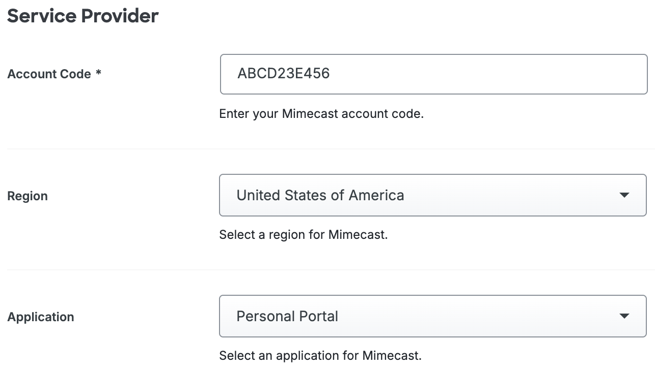 Duo Mimecast Personal Portal Configuration