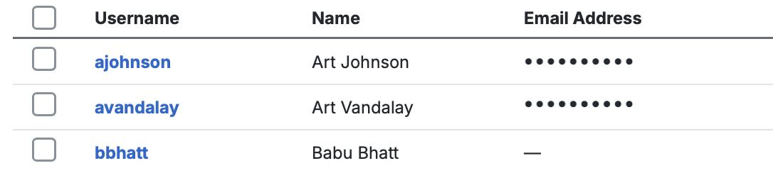 Private Attribute in User Attributes List