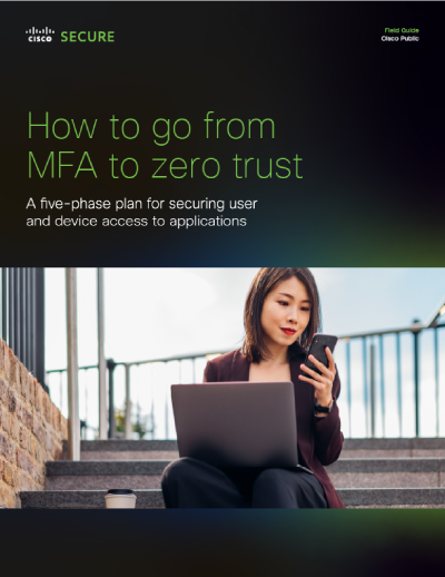 Cover of How to go from MFA to Zero Trust ebook cover image eBook