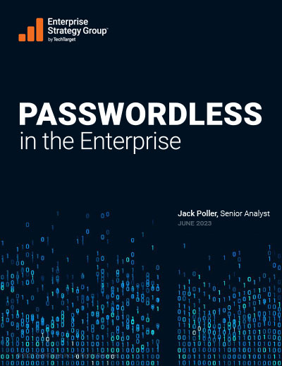 Cover of image of the Passwordless in the Enterprise ebook cover eBook