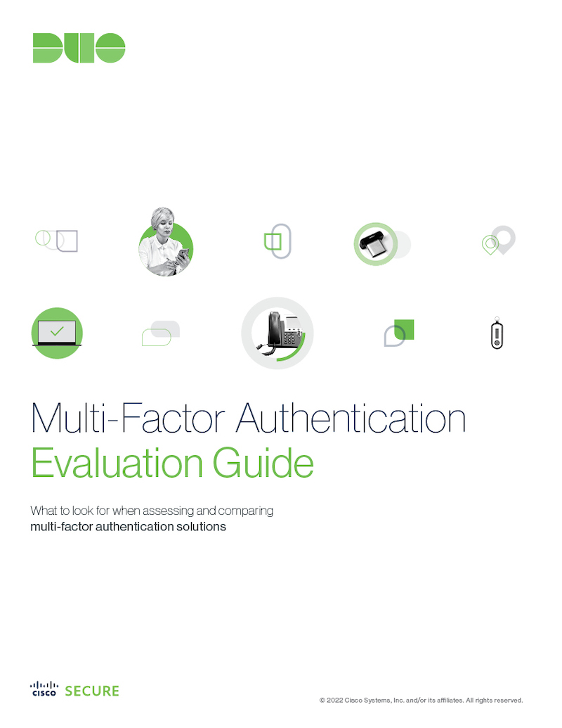 Cover of The Multi-Factor Authentication Evaluation Guide eBook