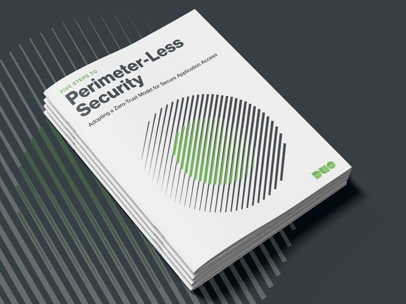 Cover image of Cisco Duo's Perimeter-less security eBook