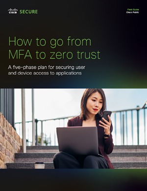 eBook cover: How to go from MFA to zero trust