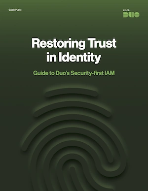 Restoring trust in identity ebook cover