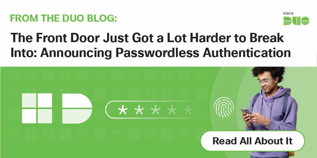 Announcing Paswordless Authentication for Windows Logon - Duo | Duo ...