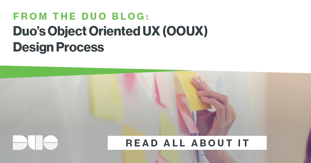 Duo’s Object Oriented UX (OOUX) Design Process | Duo Security