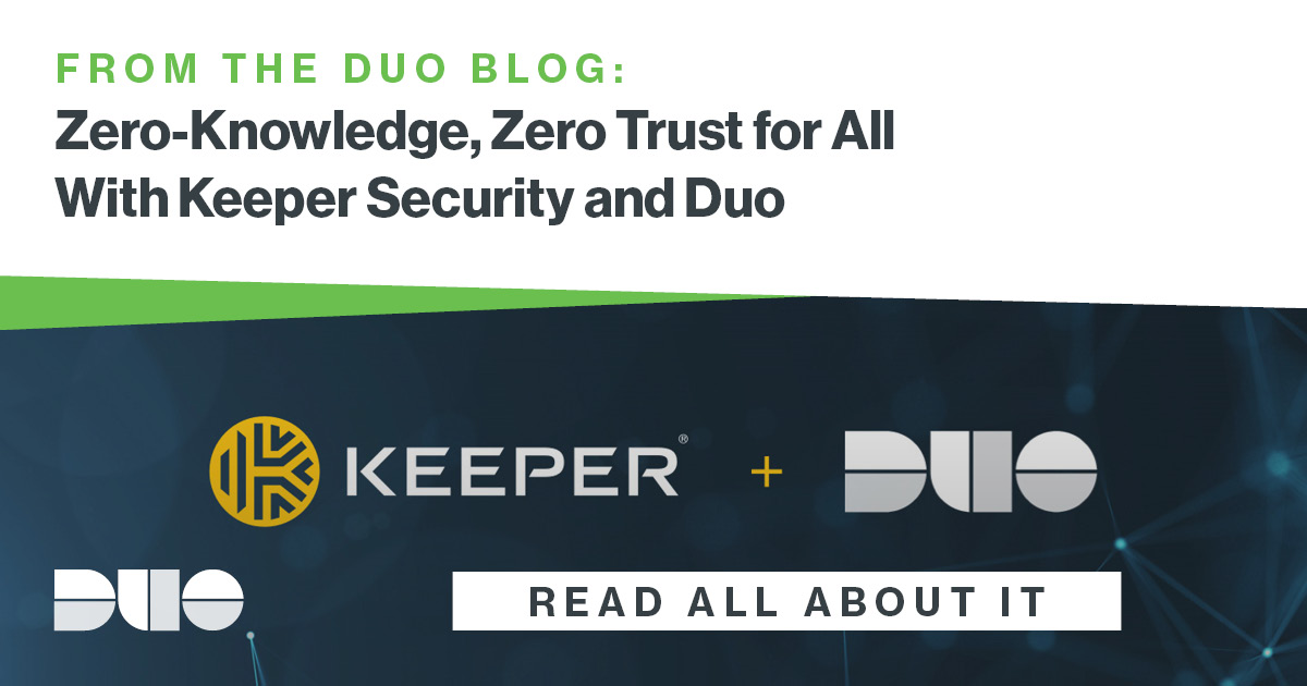 Is Keeper Zero Trust?